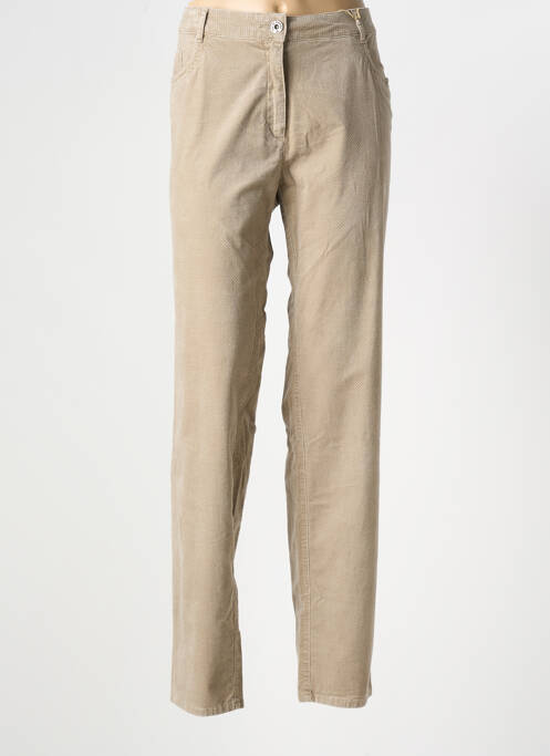 Pantalon slim beige MAT DE MISAINE pour femme