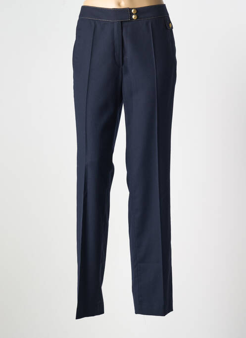 Pantalon slim bleu EUGEN KLEIN pour femme