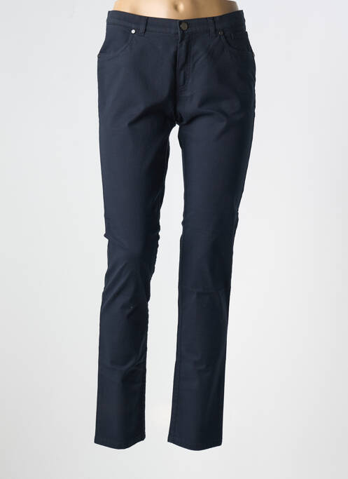 Pantalon slim bleu EUGEN KLEIN pour femme