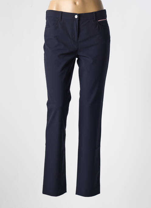 Pantalon slim bleu EUGEN KLEIN pour femme