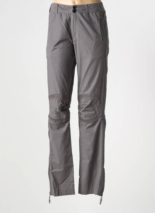 Pantalon slim gris R867 pour femme