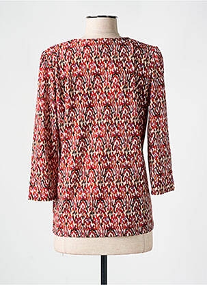 Blouse manches 3/4 manches 3/4 rouge JULIE GUERLANDE femme