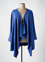 Gilet manches longues bleu 2W PARIS pour femme seconde vue