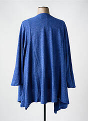 Gilet manches longues bleu 2W PARIS pour femme seconde vue