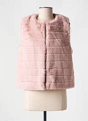Gilet sans manche rose JULIE GUERLANDE pour femme seconde vue
