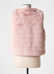Gilet sans manche rose JULIE GUERLANDE pour femme seconde vue