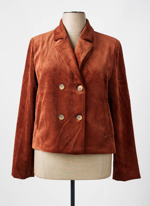 Blazer orange QUATRE VINGT JOURS pour femme