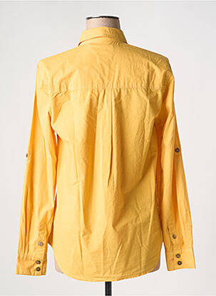 Chemisier coupe droite manches longues jaune MKT STUDIO femme