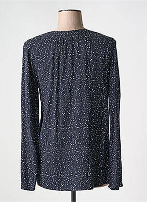 Blouse manches longues manches longues bleu ICHI femme
