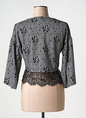 Top imprimé fantaisie manches 3/4 noir XT STUDIO femme