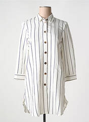 Robe courte blanc JUST WHITE pour femme seconde vue