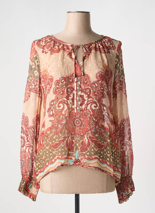 Blouse manches longues manches longues beige CREAM femme