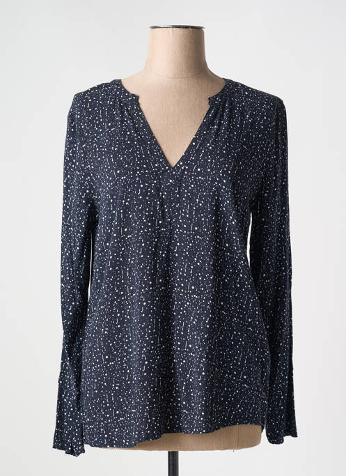 Blouse bleu ICHI pour femme