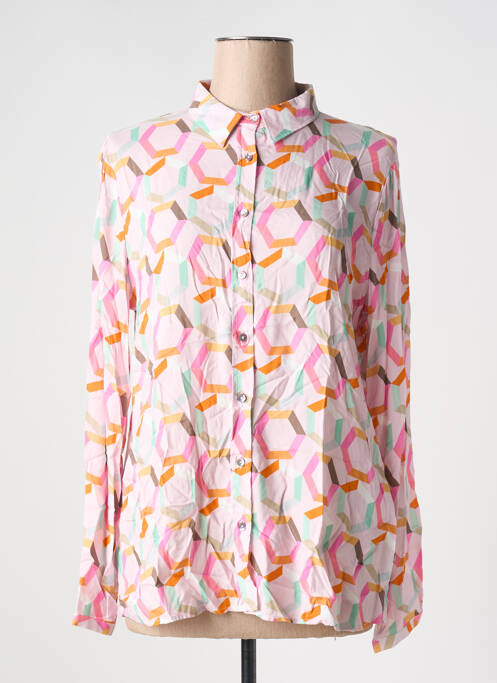 Chemisier rose MILANO pour femme