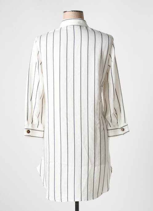 Robe courte blanc JUST WHITE pour femme