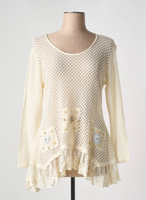 Top beige MARILU pour femme