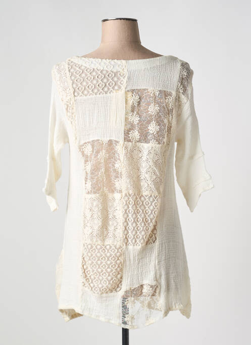 Tunique manches longues blanc MARILU femme