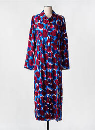 Robe longue manches longues manches longues bleu ANGE femme
