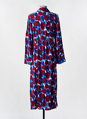 Robe longue manches longues manches longues bleu ANGE femme