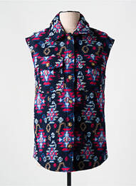 Veste casual coupe droite bleu C'EST BEAU LA VIE femme