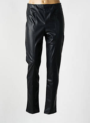 Pantalon slim taille élastique noir GRIFFON femme