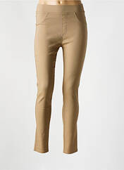 Pantalon slim beige CHRISTY pour femme seconde vue