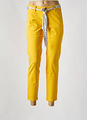 Pantalon slim jaune FREEMAN T.PORTER pour femme seconde vue