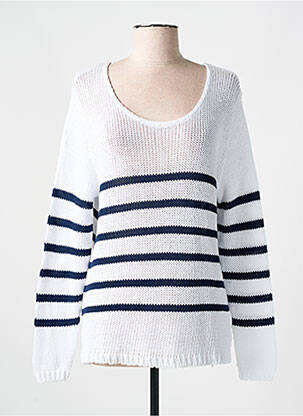 Pull blanc GRIFFON pour femme