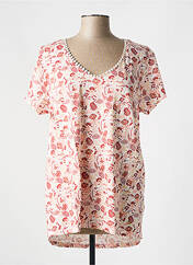 T-shirt rose C'EST BEAU LA VIE pour femme seconde vue