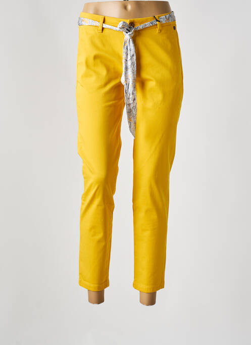 Pantalon slim jaune FREEMAN T.PORTER pour femme