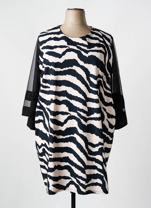 Robe mi-longue noir POMELO pour femme