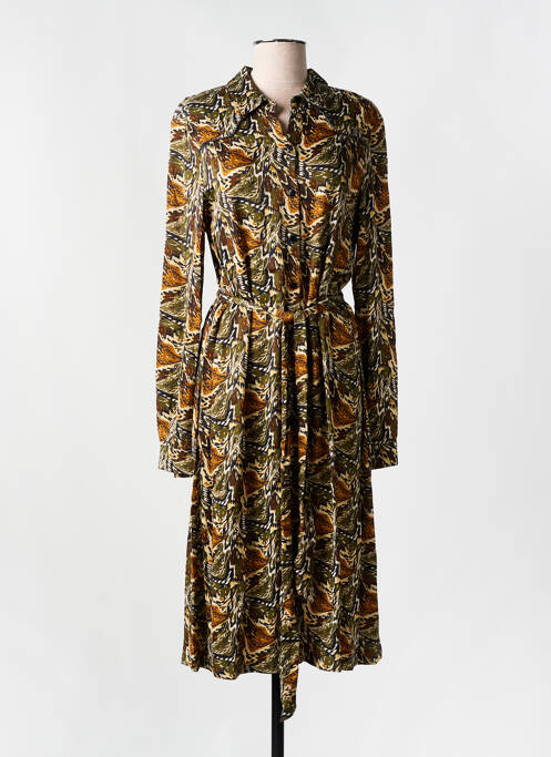 Robe mi-longue vert FREEMAN T.PORTER pour femme