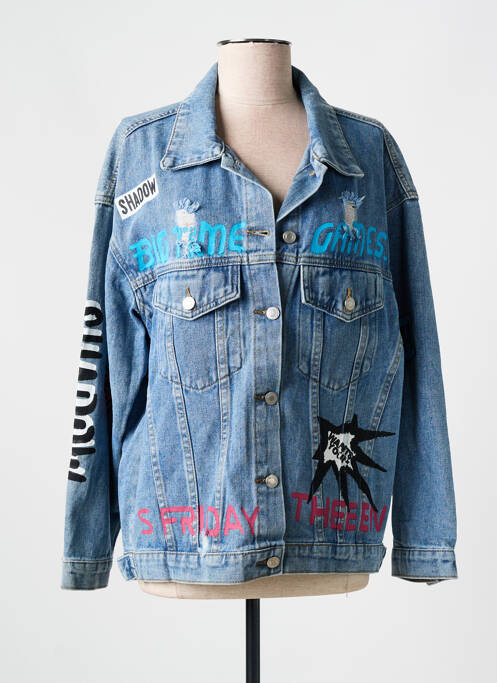 Veste casual bleu GOLDEN LIVE pour femme