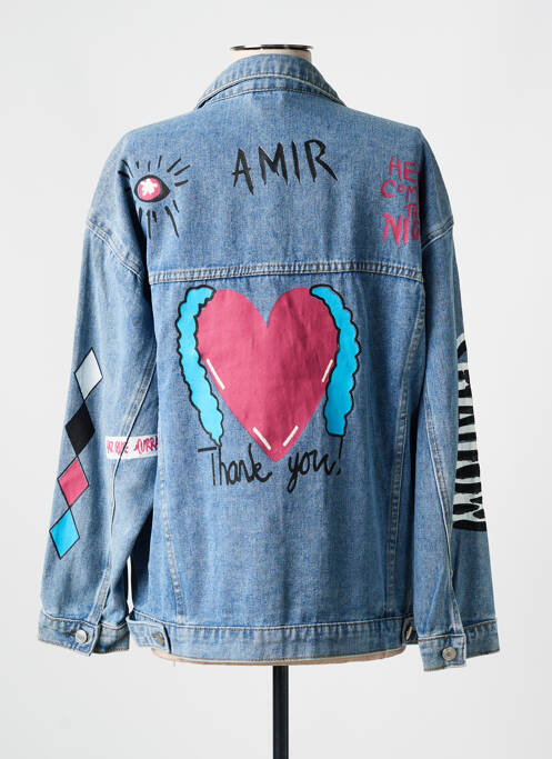 Veste casual bleu GOLDEN LIVE pour femme