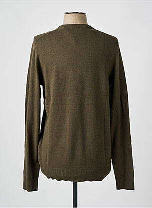 Pull stretch manches longues vert JACK & JONES homme