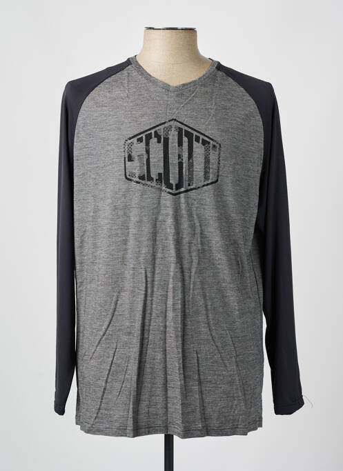 T-shirt gris SCOTT pour homme