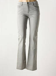 Jeans bootcut taille haute taille haute gris VOTRE NOM femme