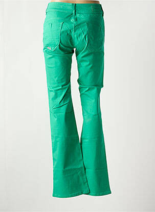 Jean coupe flare stretch taille haute vert SALSA femme