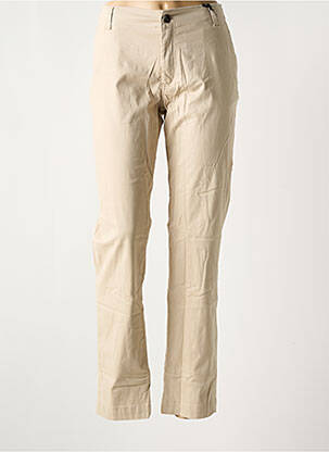 Pantalon chino tissage popeline taille normale beige LE PETIT BAIGNEUR femme