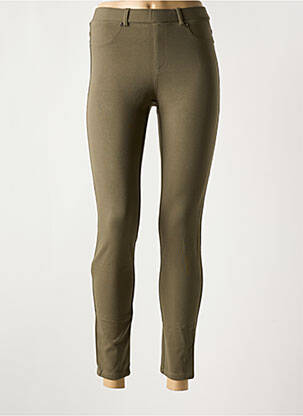 Jegging tissage jersey taille normale vert VOTRE NOM femme
