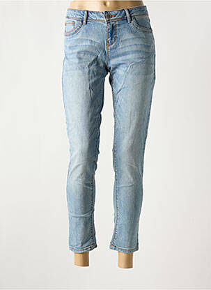 Jeans coupe slim taille basse taille basse bleu MORGAN femme