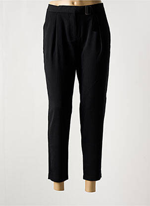 Pantalon 7/8 taille haute taille haute noir ICHI femme