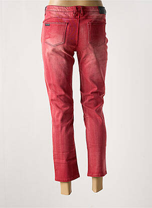 Jeans coupe slim taille basse taille basse rouge MISSING JOHNNY femme