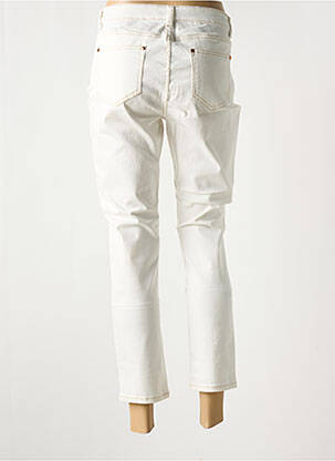 Jeans coupe slim stretch taille normale beige C'EST BEAU LA VIE femme