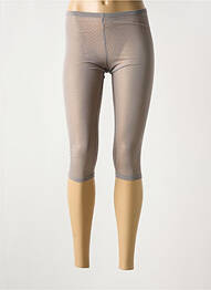 Legging stretch taille normale gris E-BRYDE femme