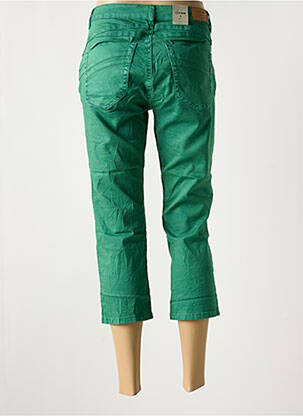 Pantacourt stretch taille normale vert CREAM femme