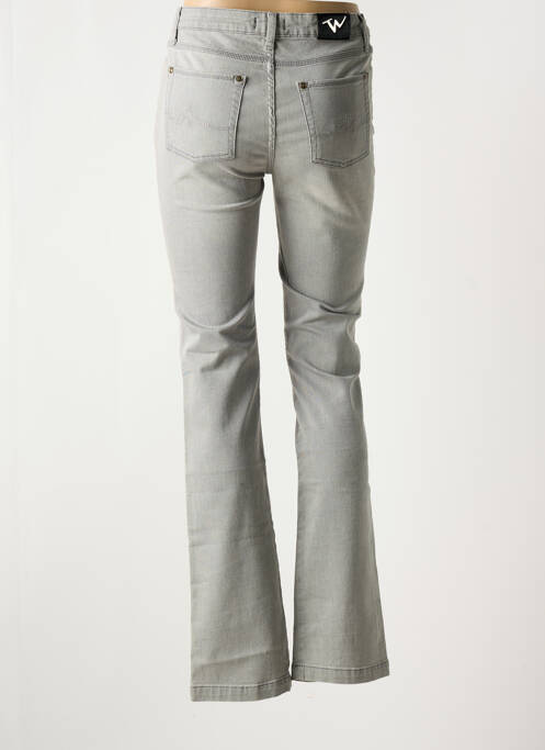 Jeans bootcut taille haute taille haute gris VOTRE NOM femme