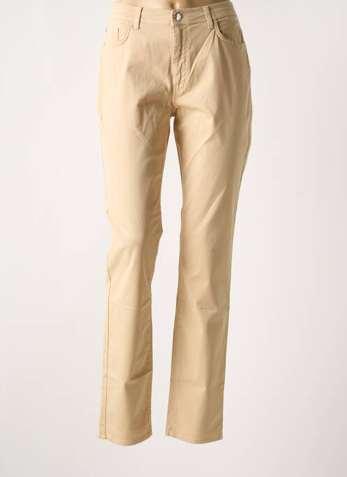 Jeans coupe slim taille normale taille normale beige TRUSSARDI JEANS femme