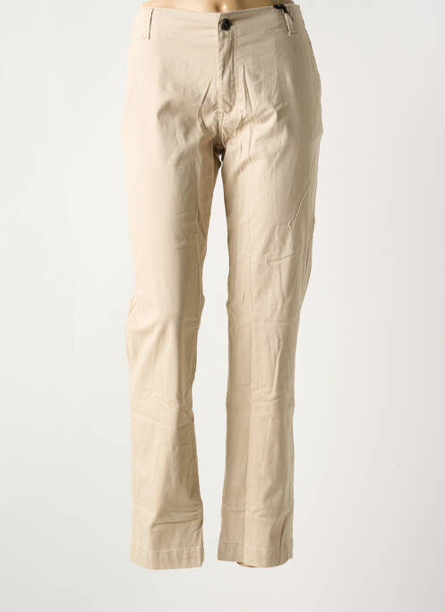 Pantalon chino tissage popeline taille normale beige LE PETIT BAIGNEUR femme
