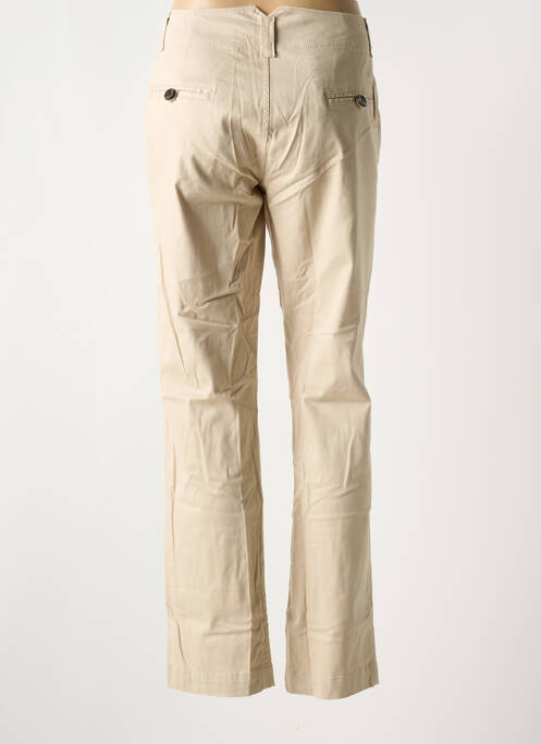 Pantalon chino tissage popeline taille normale beige LE PETIT BAIGNEUR femme
